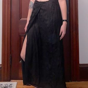 Vintage Beaded Button Skirt